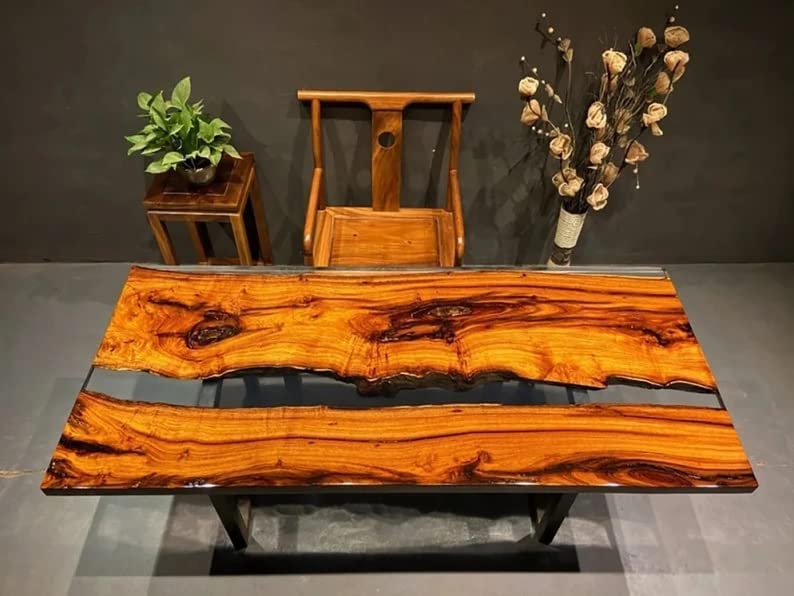Large Epoxy Resin Dining Table Top (48 x 24inches) G312512