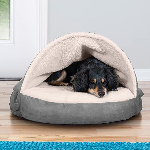 Pink 26-inch Round Cooling Gel Dog Bed with Removable Washable Cover A84213