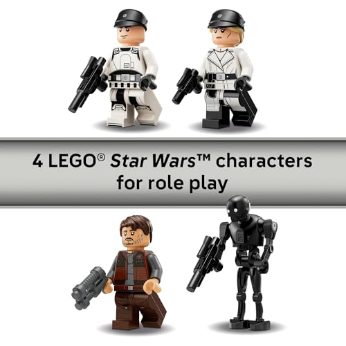 LEGO Star Wars Rebel U-Wing Starfighter Building Set with Cassian Andor, Dedra Meero and K-2SO, Ages 8+, 75399 R76709