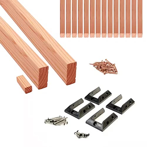 6 ft. Cedar Rail Kit with Balusters N360154