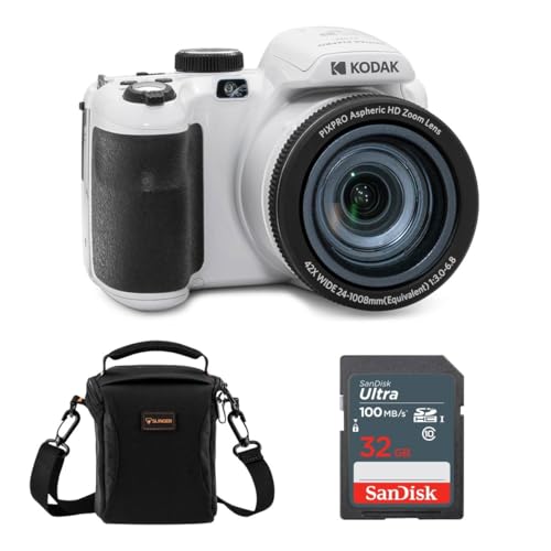 Red 20MP Full HD Digital Camera with 32GB Memory Card and Camera Bag V864