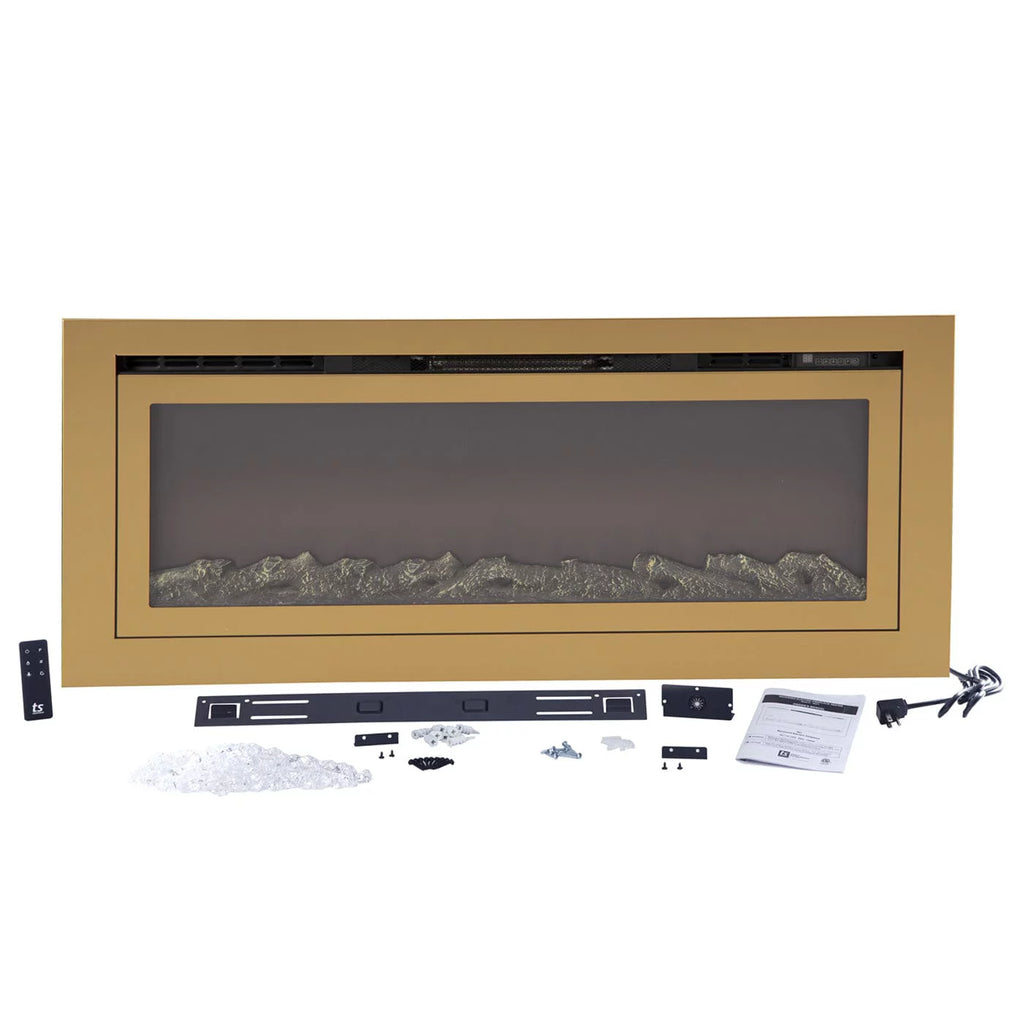 60 Inch Recessed Smart Electric Fireplace K415