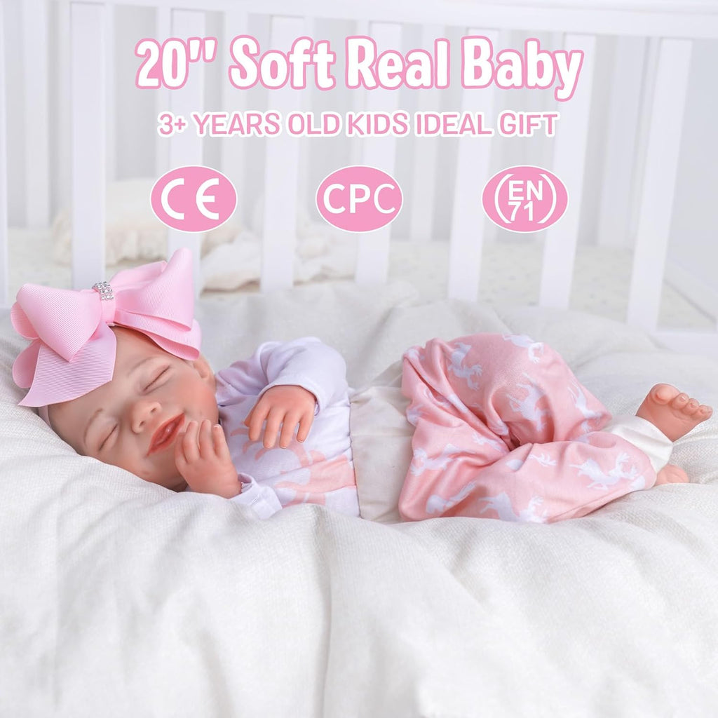 20-Inch Soft Cloth Reborn Baby Doll X193