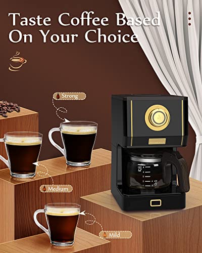 25 Oz Glass Coffee Pot Coffee Maker with Reusable Filter Z563988