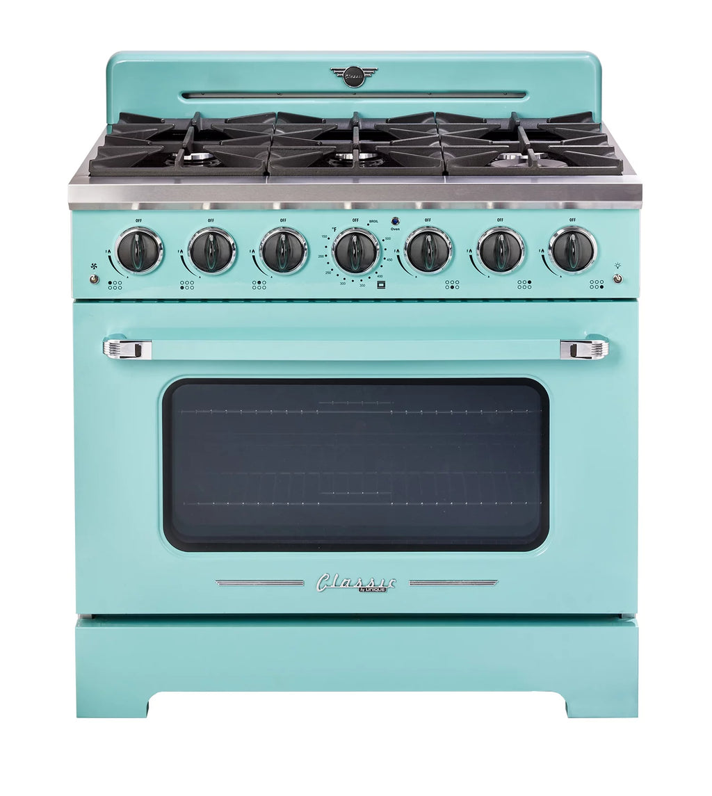 36" 5.2 cu/ft Freestanding Gas Range with Convection Oven and Sealed Burners I18638