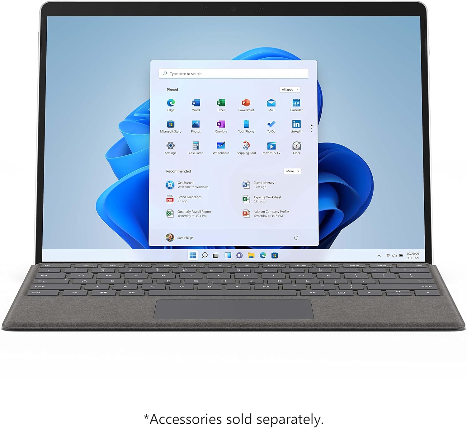Surface Pro 8 13" Touchscreen Intel Core i5 8GB Memory 256GB SSD Graphite F599930