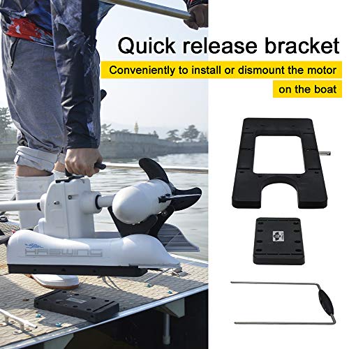 12V 55LBS 48inch Bow Mount Trolling Motor with Remote Control F667