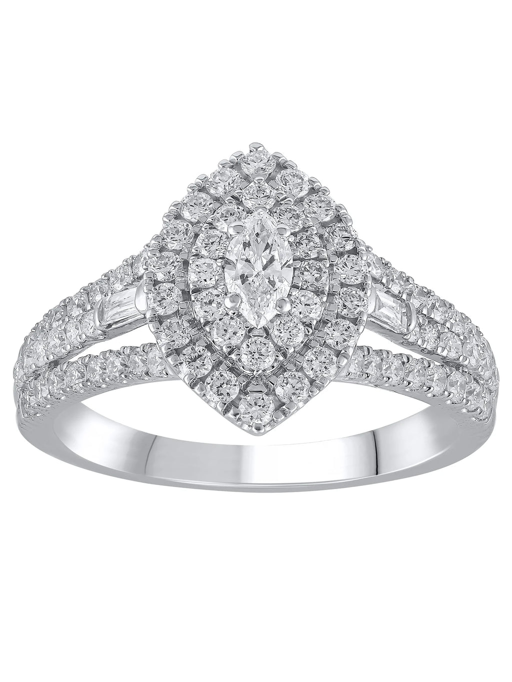 1 Carat T.W. Lab Grown Diamond Engagement Ring in Sterling Silver B574531