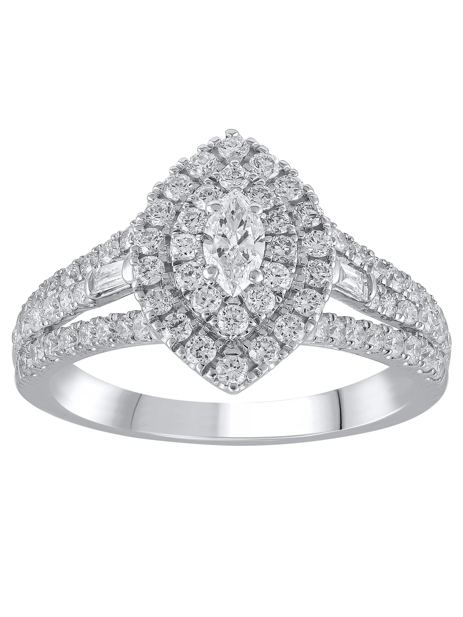 1 Carat T.W. Lab Grown Diamond Engagement Ring in Sterling Silver B574531