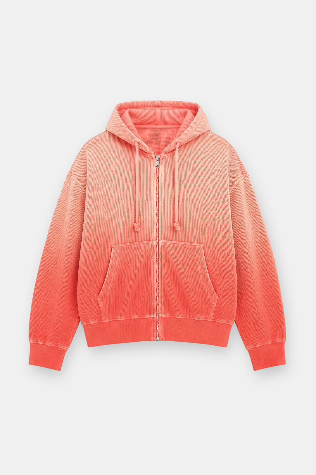 Sun-Dried Waffle Knit Baby Zip Up