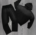 R - Fade Wash SweatSuit - Black - 885