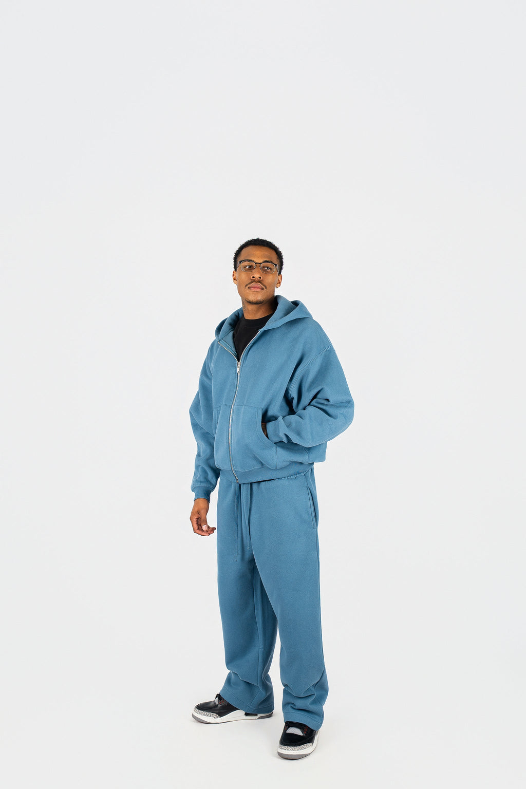 Fleece Zip Up and Sweatpants Set