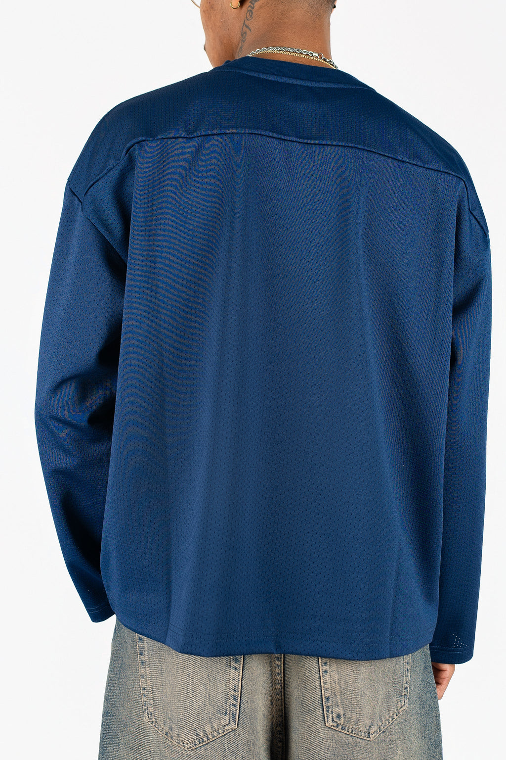 Long Sleeve Mesh Jersey