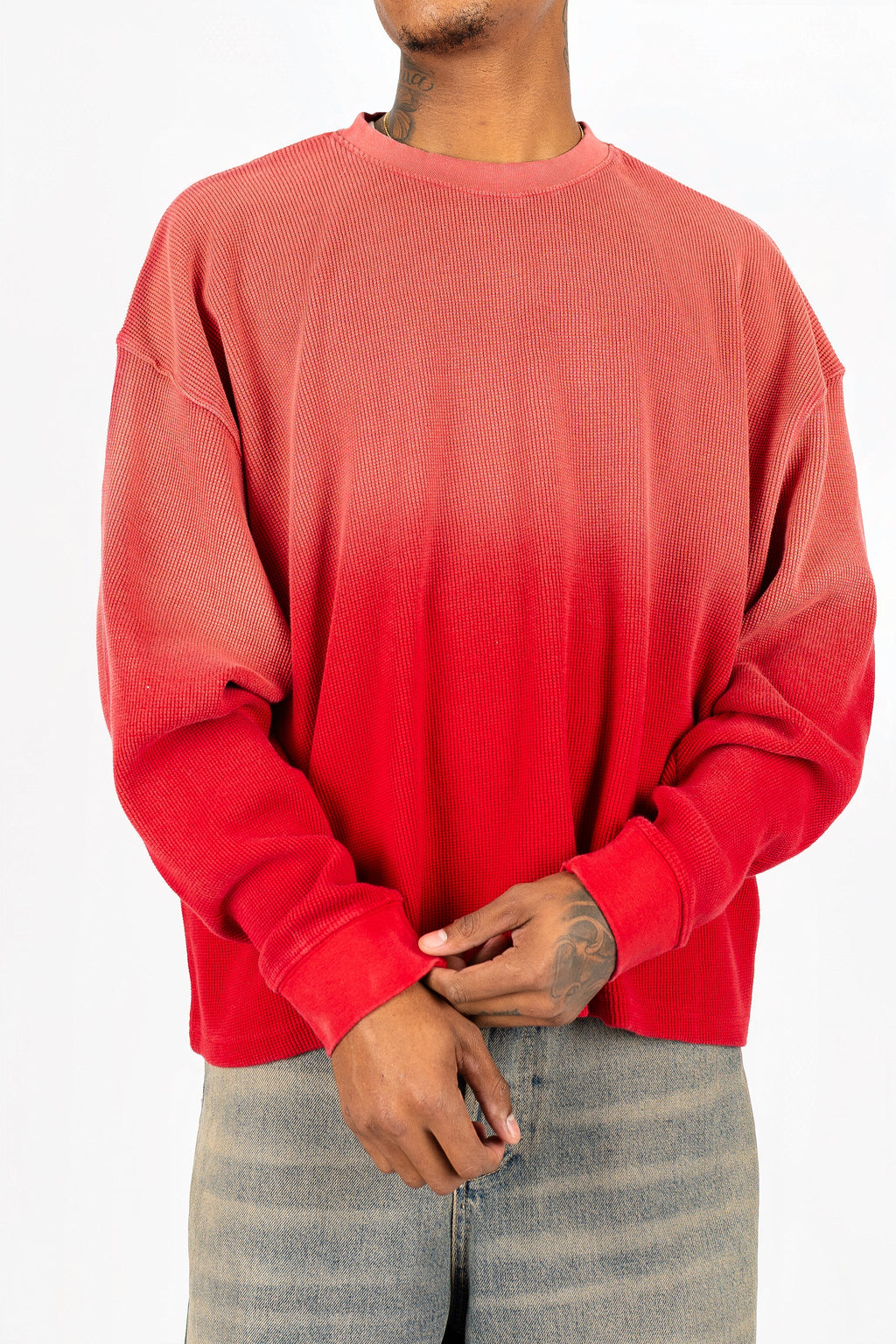 Sun-Dried Baby Waffle Knit Long Sleeve